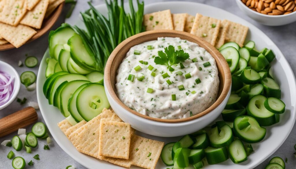 keto onion and chives cashew cheese dip recipe